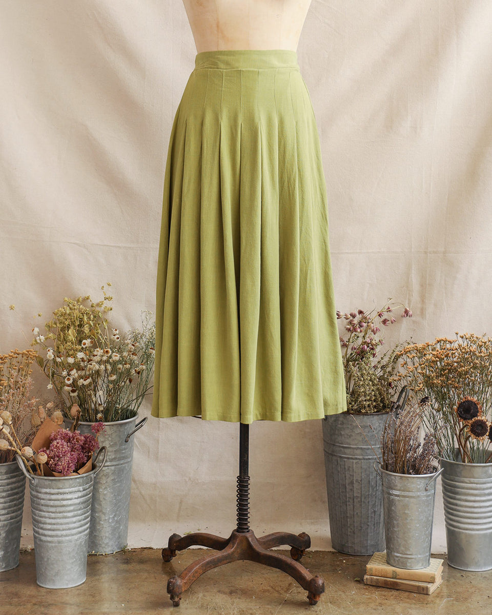 Olive green outlet skirts vintage