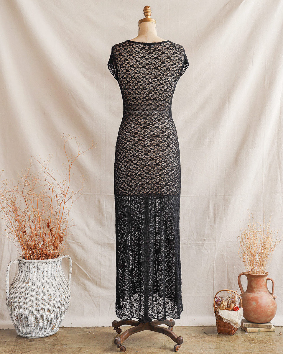 Vintage inspired clearance maxi dress