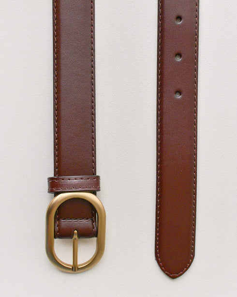 Noémie Belt / Classic Vintage Style Leather Belt / Adored Vintage